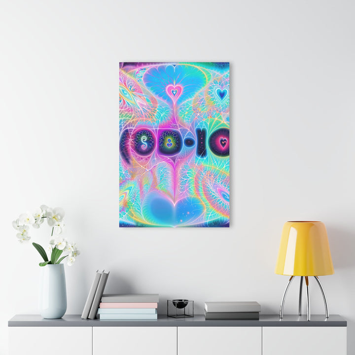 Vibrant Ethereal Hearts - Acrylic Prints (French Cleat Hanging) - Home Decor - g(0D·IO) - 24" x 36" (Vertical) - 0.25'' -