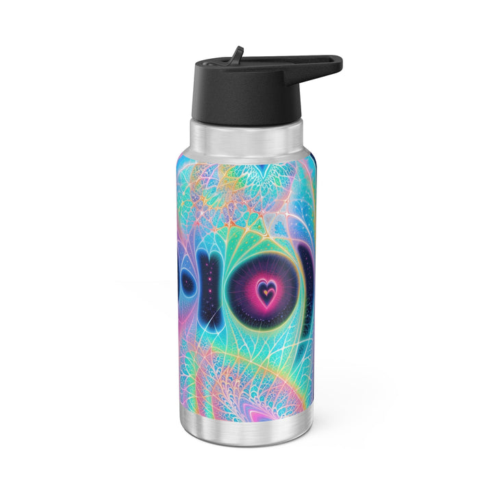 Vibrant Ethereal Hearts - Gator Tumbler 32oz - Mug - g(0D·IO) - Silver - 32oz -