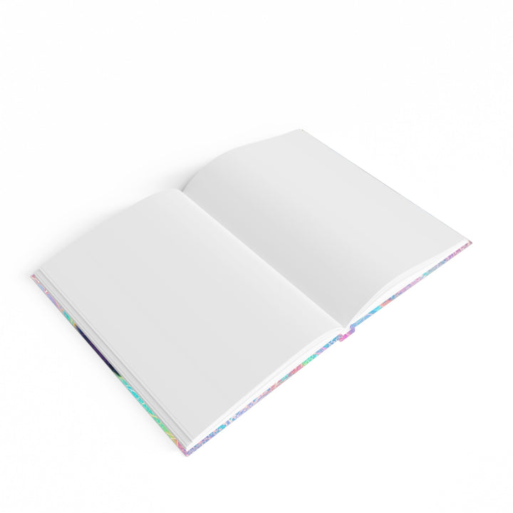 Vibrant Ethereal Hearts - Hard Backed Journal - Paper products - g(0D·IO) - Graph - A5 - White