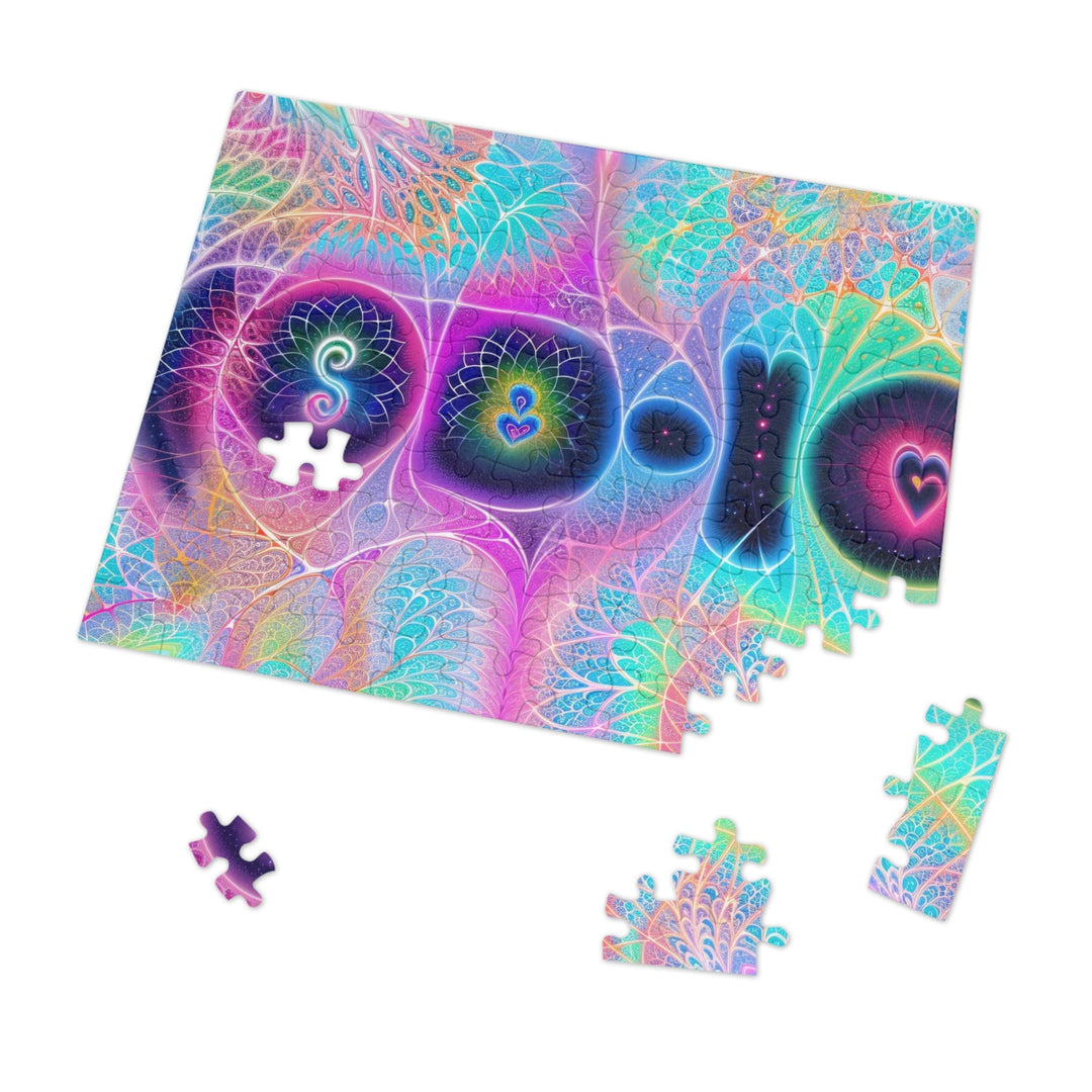 Vibrant Ethereal Hearts - Jigsaw Puzzle (100, 252, 500, 1000 pieces) - Puzzle - g(0D·IO) - 29.25" × 19.75" (1000 pcs) - -