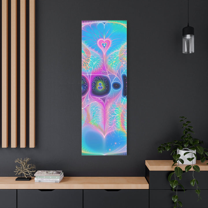 Vibrant Ethereal Hearts - Matte Canvas Print 1.25" - Canvas - g(0D·IO) - 36" x 36" - 1.25" -