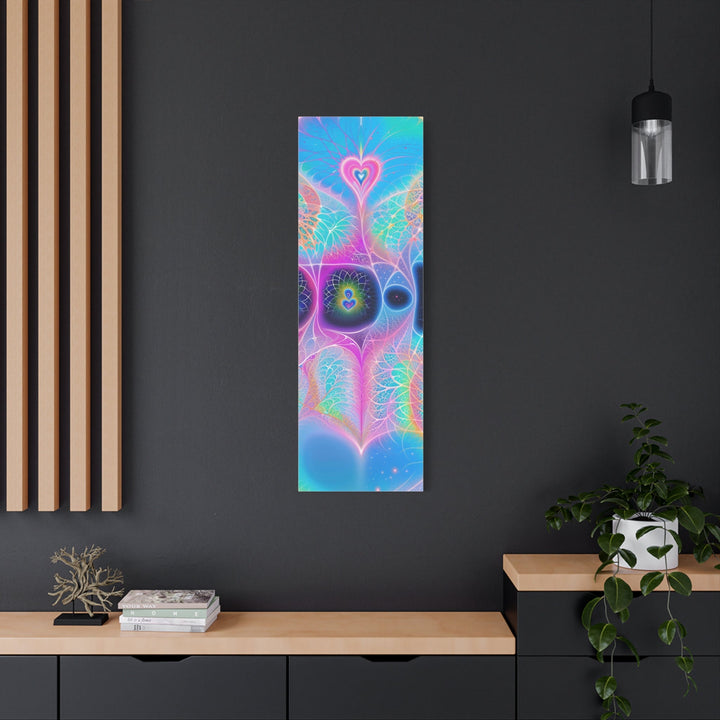 Vibrant Ethereal Hearts - Matte Canvas Print 1.25" - Canvas - g(0D·IO) - 36" x 36" - 1.25" -