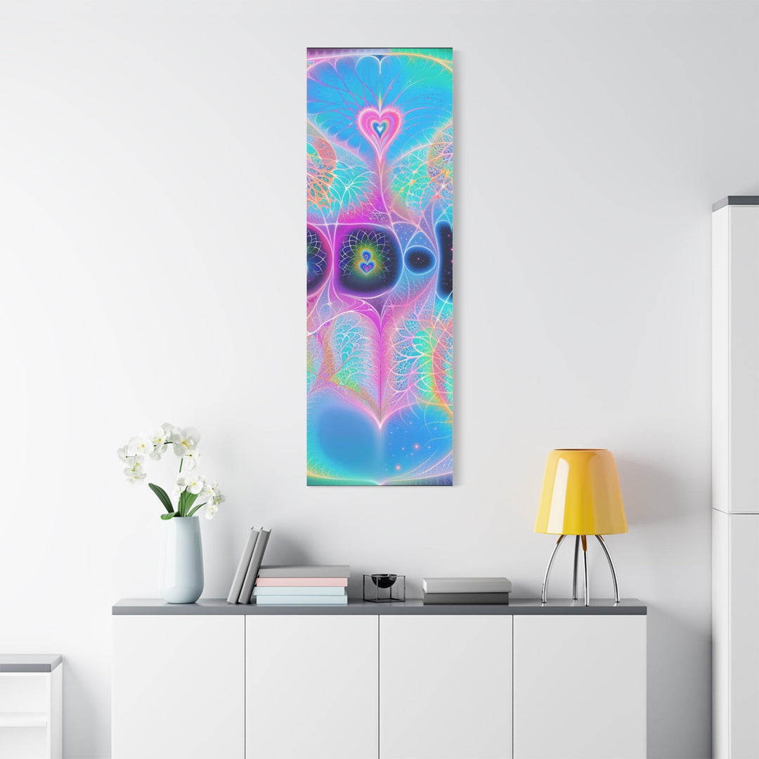 Vibrant Ethereal Hearts - Matte Canvas Print 1.25" - Canvas - g(0D·IO) - 36" x 36" - 1.25" -