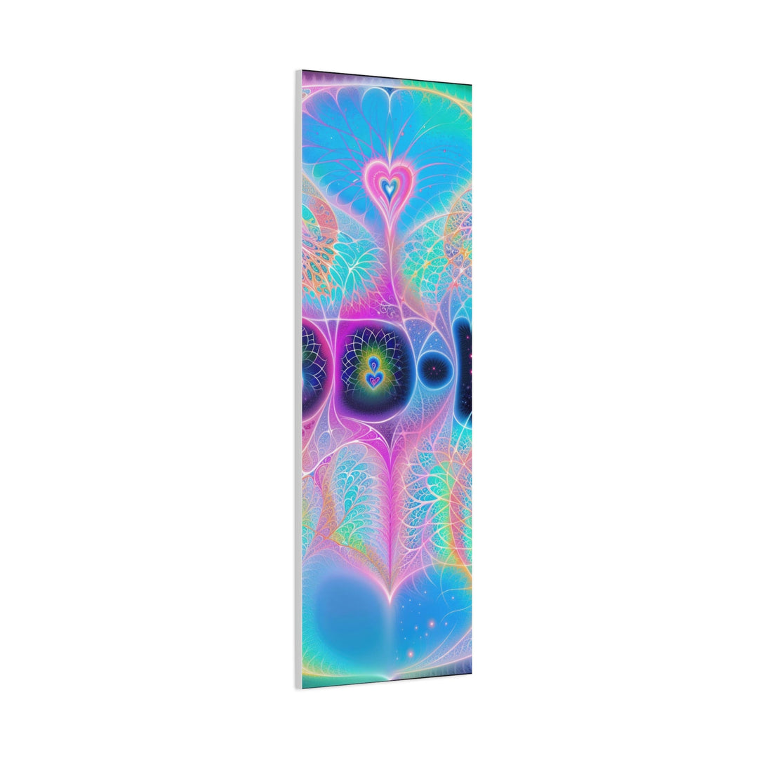 Vibrant Ethereal Hearts - Matte Canvas Print 1.25" - Canvas - g(0D·IO) - 36" x 36" - 1.25" -