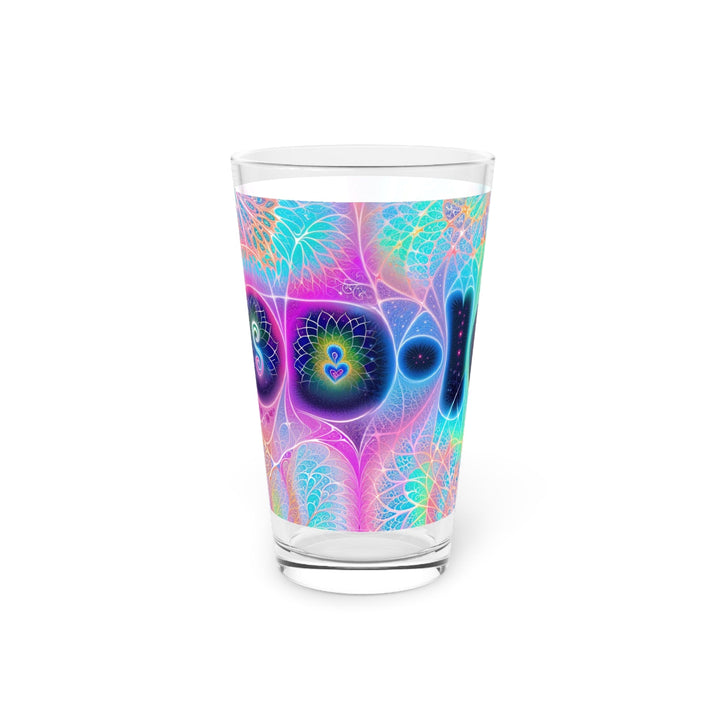 Vibrant Ethereal Hearts - Pint Glass - Mug - g(0D·IO) - 16oz - -