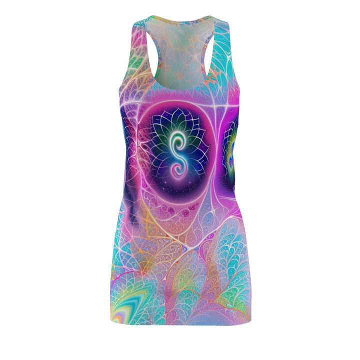 Vibrant Ethereal Hearts - Racerback Dress - All Over Prints - g(0D·IO) - XS - -