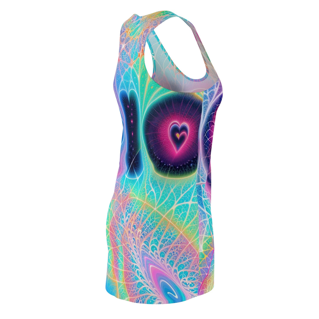 Vibrant Ethereal Hearts - Racerback Dress - All Over Prints - g(0D·IO) - XS - -