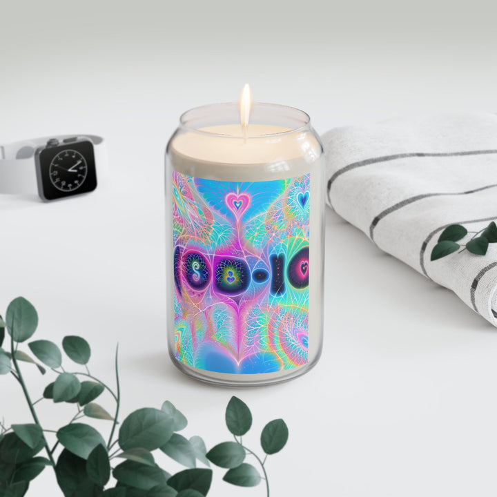Vibrant Ethereal Hearts - Scented Candle - Home Decor - g(0D·IO) - Vanilla Bean - 13.75oz -