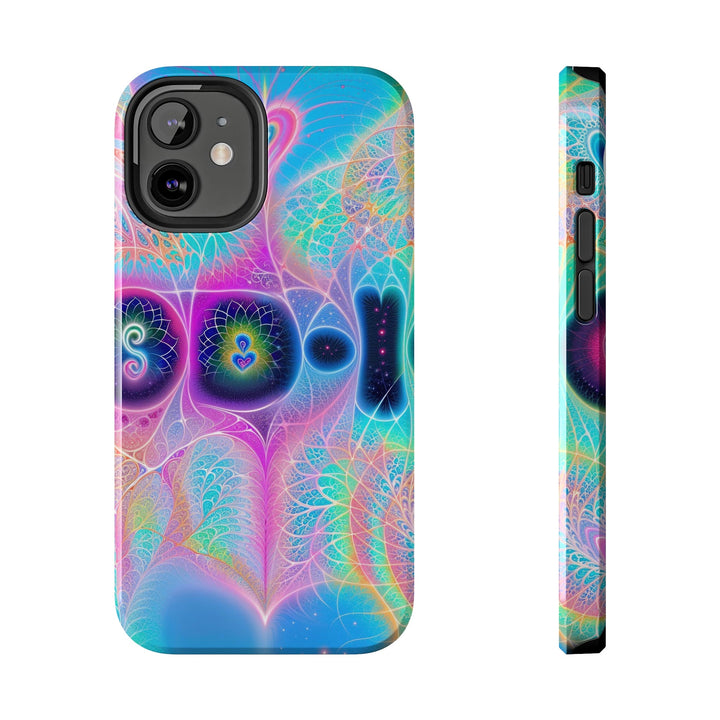 Vibrant Ethereal Hearts - Tough Phone Case - Phone Case - g(0D·IO) - iPhone 12 Mini - -