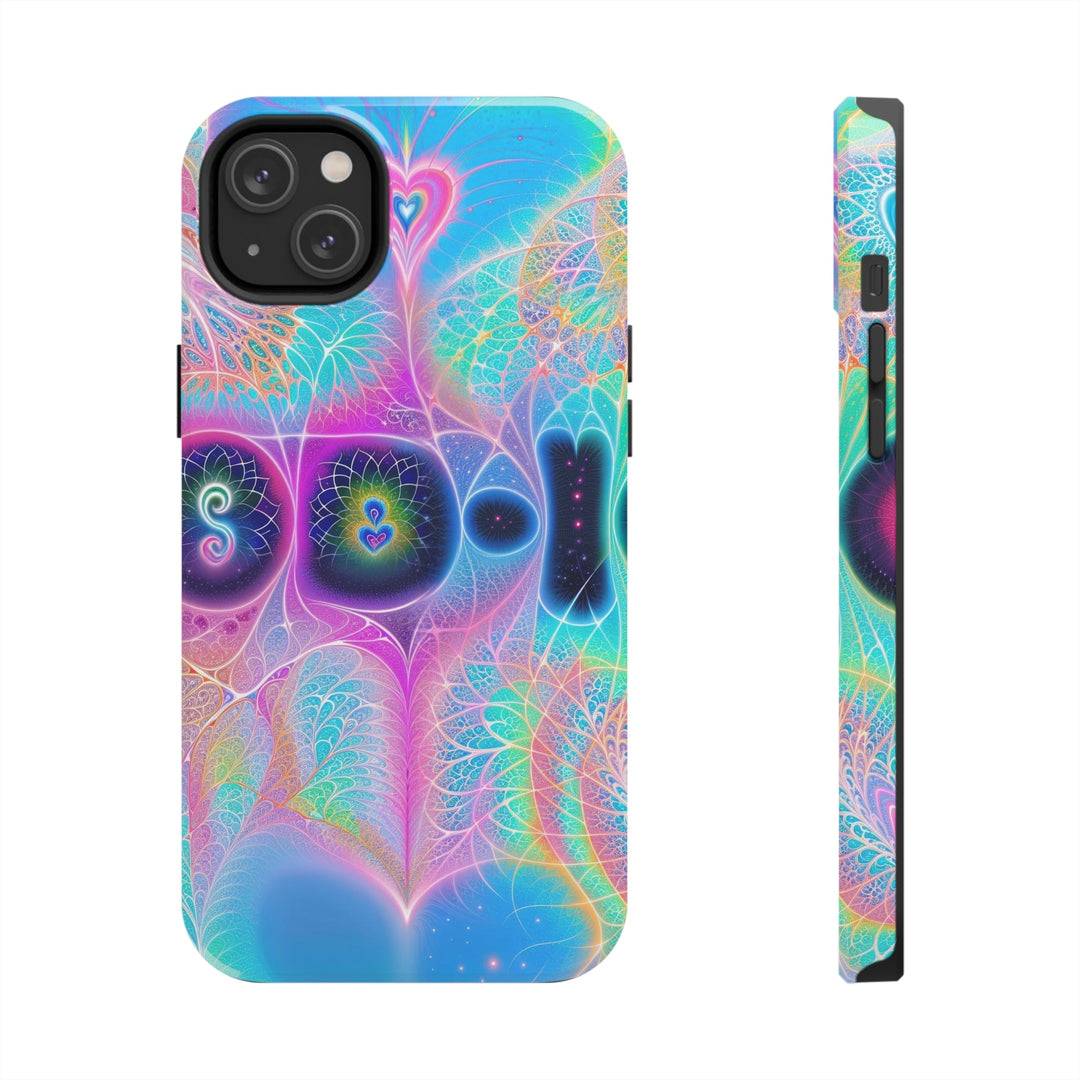 Vibrant Ethereal Hearts - Tough Phone Case - Phone Case - g(0D·IO) - iPhone 14 Plus - -