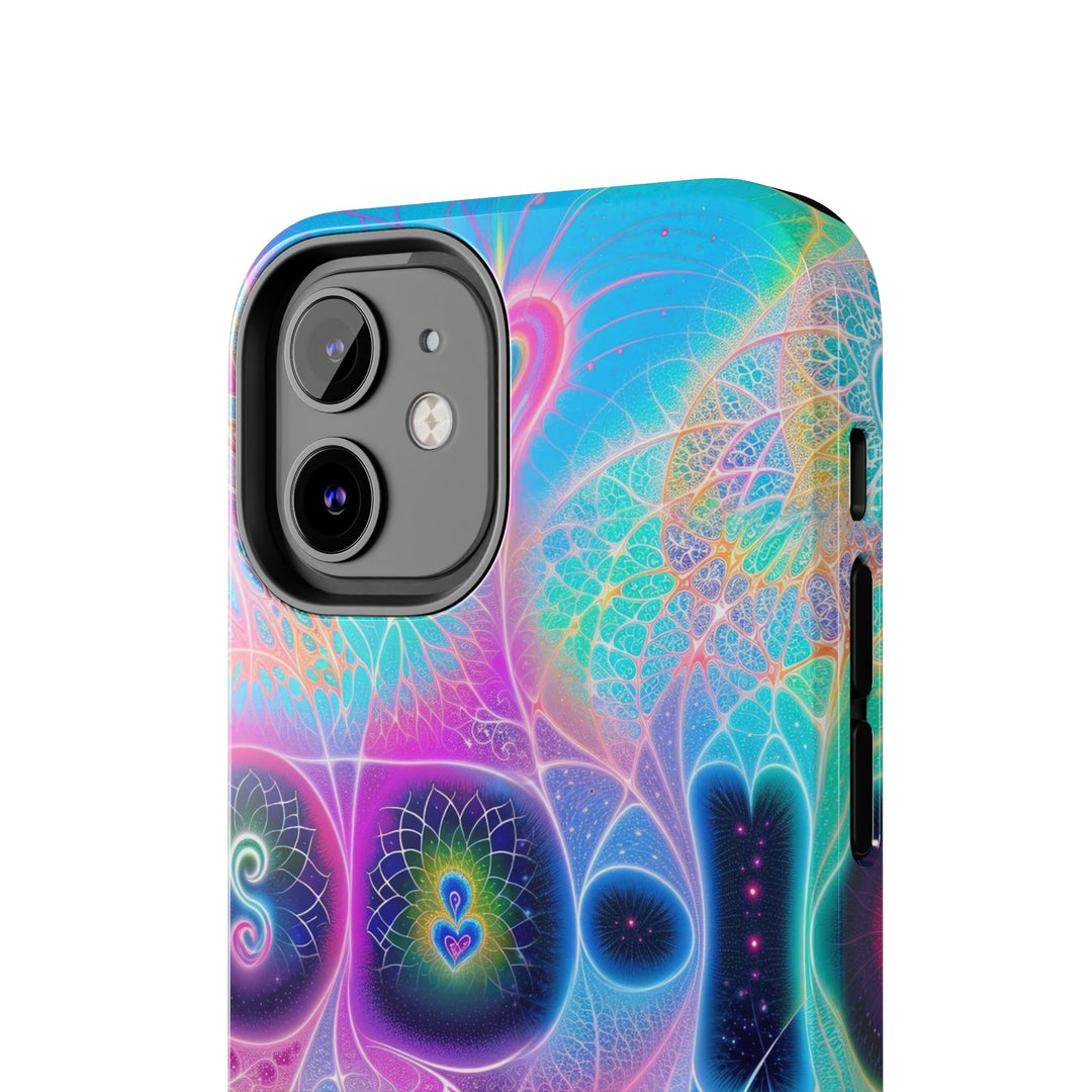 Vibrant Ethereal Hearts - Tough Phone Case - Phone Case - g(0D·IO) - iPhone 13 Mini - -