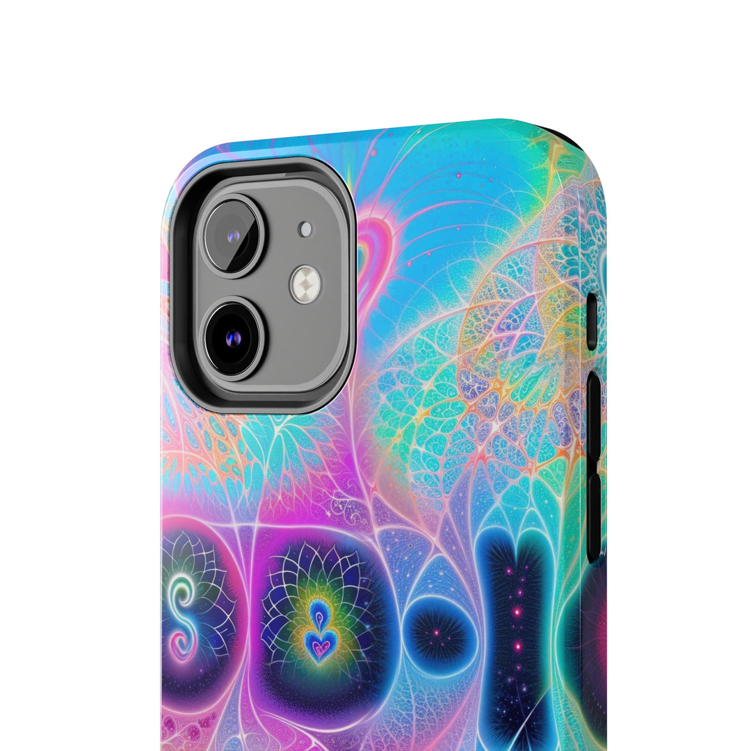 Vibrant Ethereal Hearts - Tough Phone Case - Phone Case - g(0D·IO) - iPhone 13 Mini - -