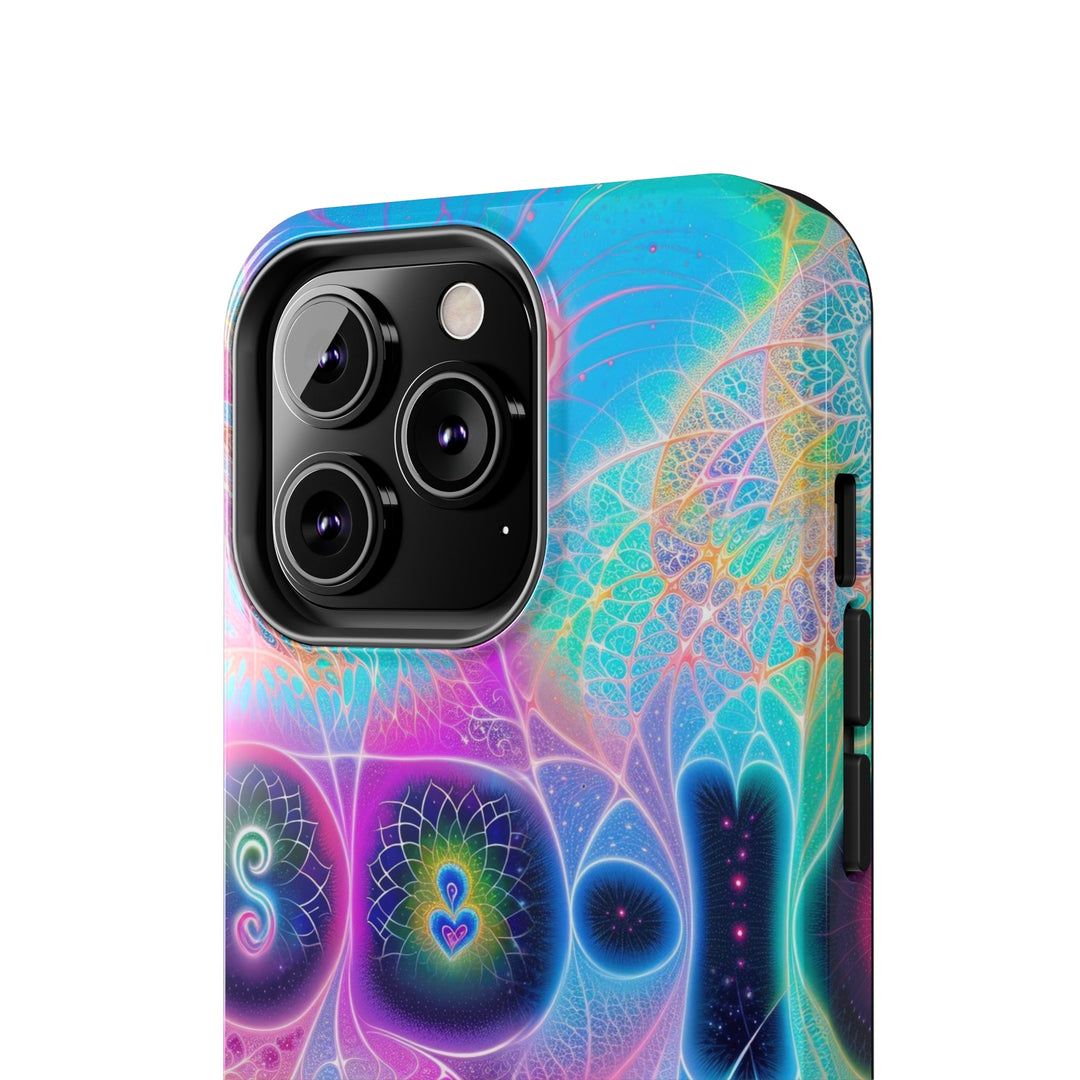 Vibrant Ethereal Hearts - Tough Phone Case - Phone Case - g(0D·IO) - iPhone 13 Mini - -