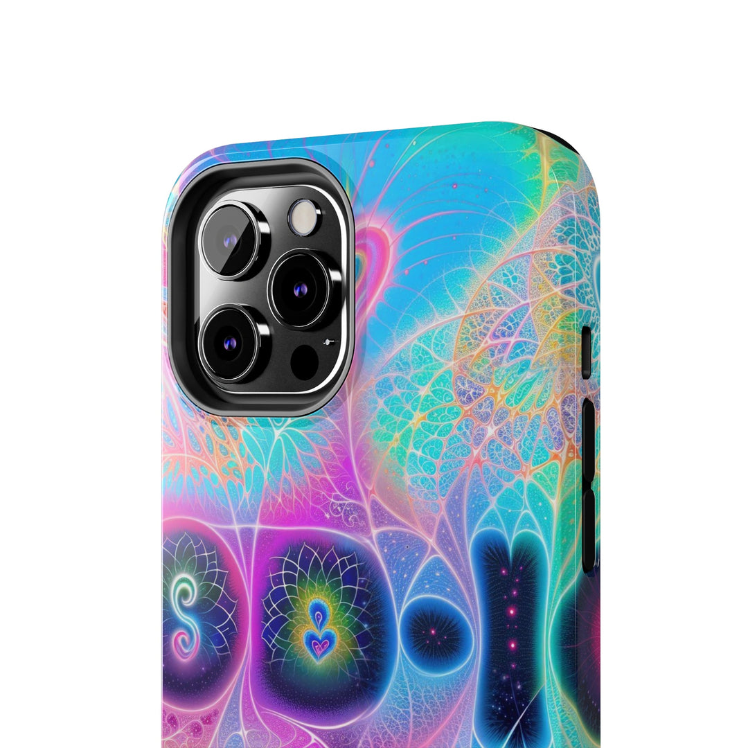 Vibrant Ethereal Hearts - Tough Phone Case - Phone Case - g(0D·IO) - iPhone 13 Mini - -