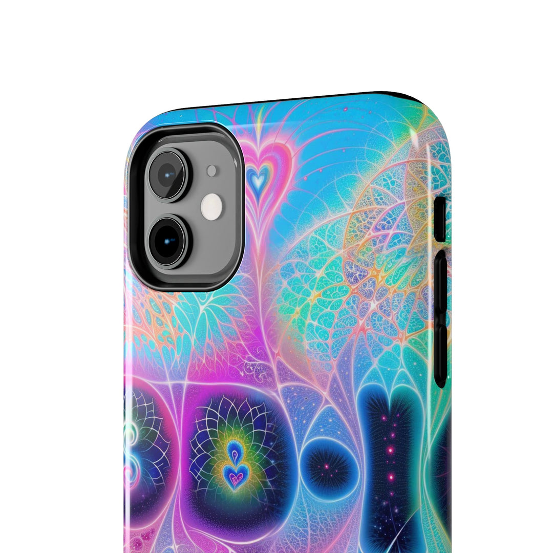 Vibrant Ethereal Hearts - Tough Phone Case - Phone Case - g(0D·IO) - iPhone 13 Mini - -