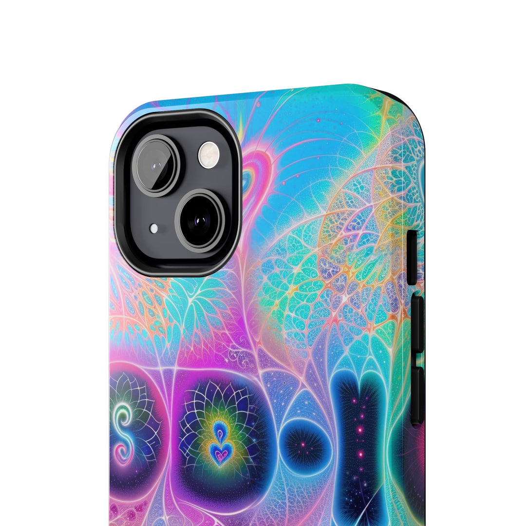 Vibrant Ethereal Hearts - Tough Phone Case - Phone Case - g(0D·IO) - iPhone 13 Mini - -