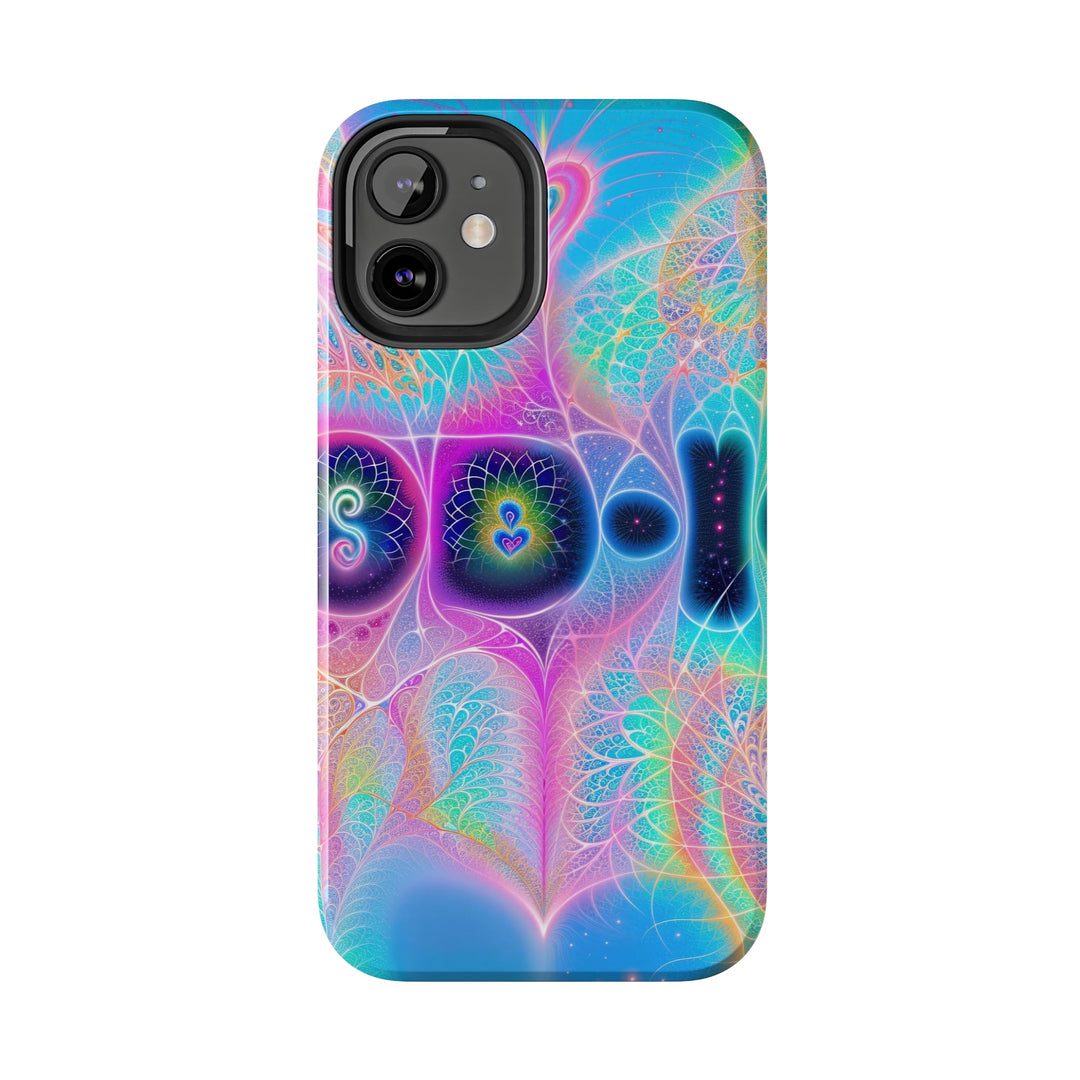 Vibrant Ethereal Hearts - Tough Phone Case - Phone Case - g(0D·IO) - iPhone 13 Mini - -