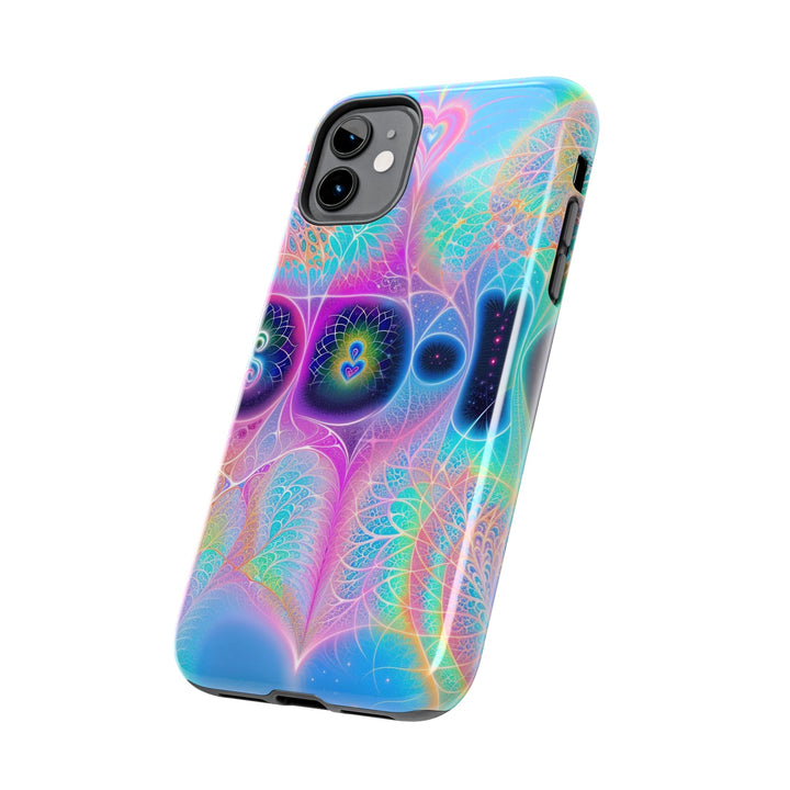 Vibrant Ethereal Hearts - Tough Phone Case - Phone Case - g(0D·IO) - iPhone 13 Mini - -