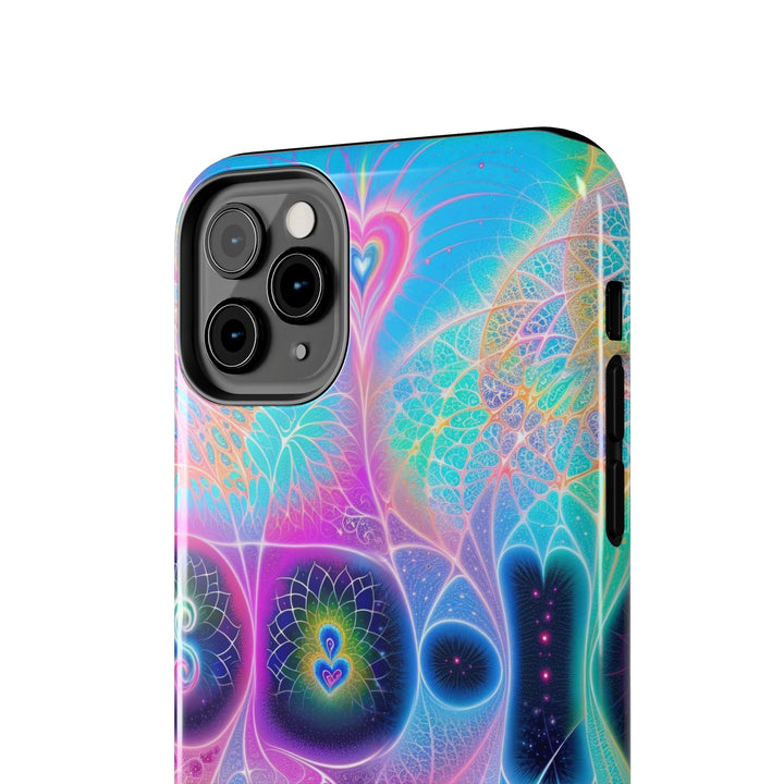 Vibrant Ethereal Hearts - Tough Phone Case - Phone Case - g(0D·IO) - iPhone 13 Mini - -