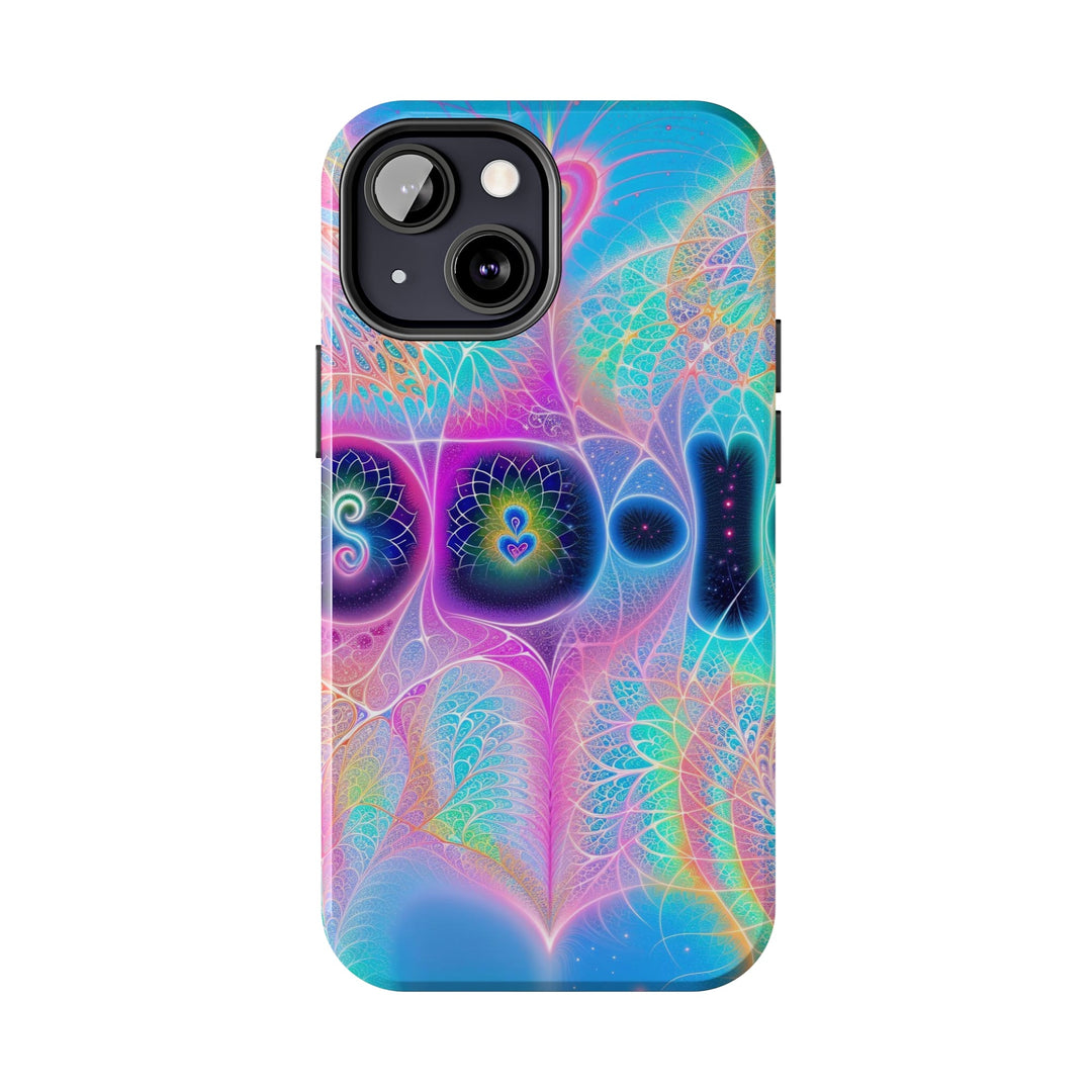 Vibrant Ethereal Hearts - Tough Phone Case - Phone Case - g(0D·IO) - iPhone 13 Mini - -