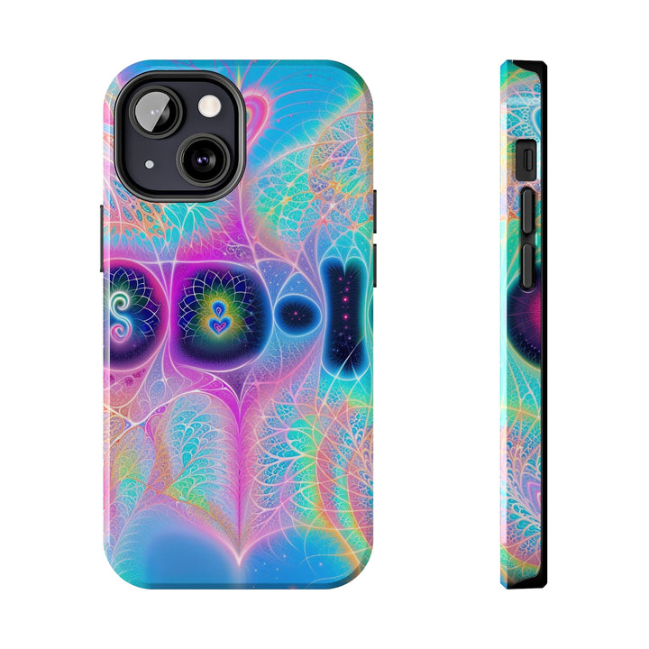 Vibrant Ethereal Hearts - Tough Phone Case - Phone Case - g(0D·IO) - iPhone 13 Mini - -