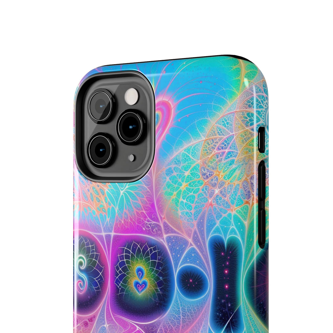 Vibrant Ethereal Hearts - Tough Phone Case - Phone Case - g(0D·IO) - iPhone 13 Mini - -