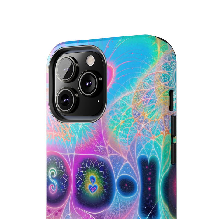 Vibrant Ethereal Hearts - Tough Phone Case - Phone Case - g(0D·IO) - iPhone 13 Mini - -