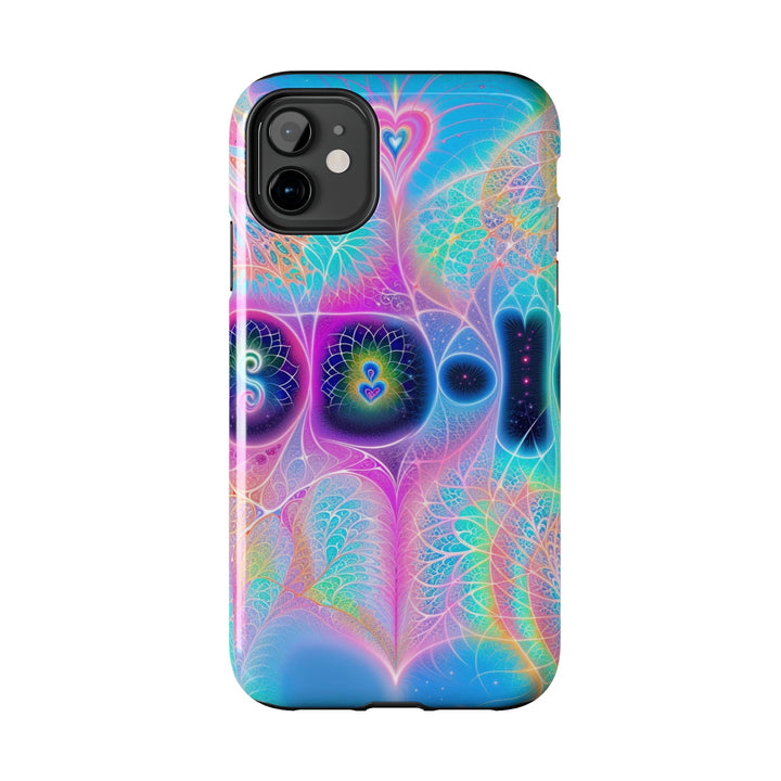 Vibrant Ethereal Hearts - Tough Phone Case - Phone Case - g(0D·IO) - iPhone 13 Mini - -