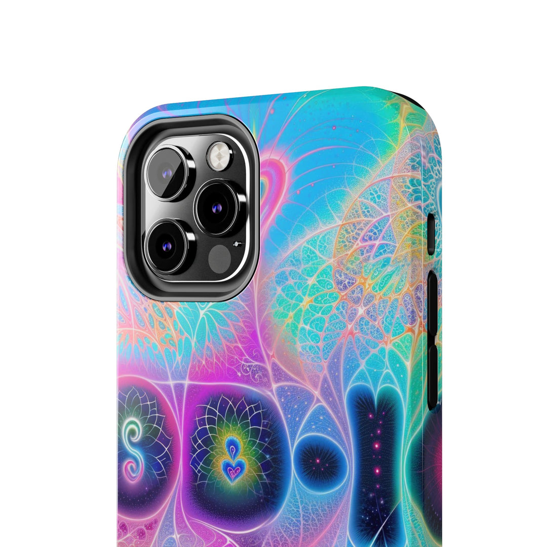 Vibrant Ethereal Hearts - Tough Phone Case - Phone Case - g(0D·IO) - iPhone 13 Mini - -