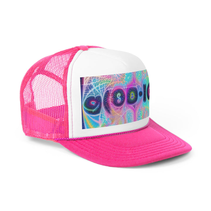 Vibrant Ethereal Hearts - Trucker Hat - Hats - g(0D·IO) - Pink - One size -