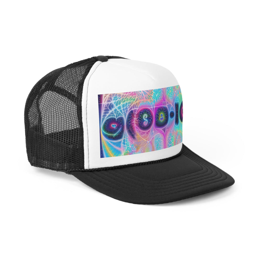 Vibrant Ethereal Hearts - Trucker Hat - Hats - g(0D·IO) - Pink - One size -