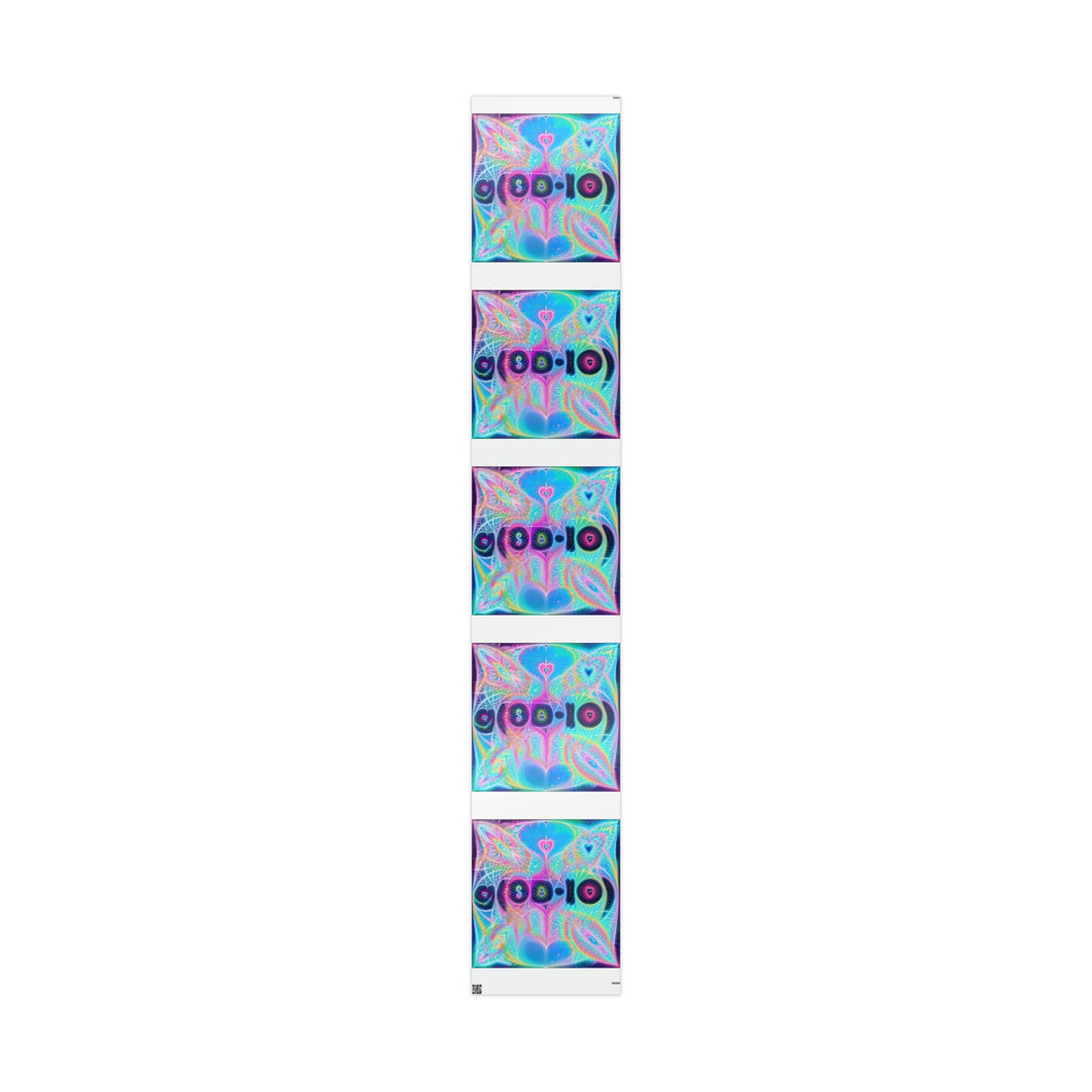 Vibrant Ethereal Hearts - Wrapping Paper - Home Decor - g(0D·IO) - 30" x 180" - Glossy -