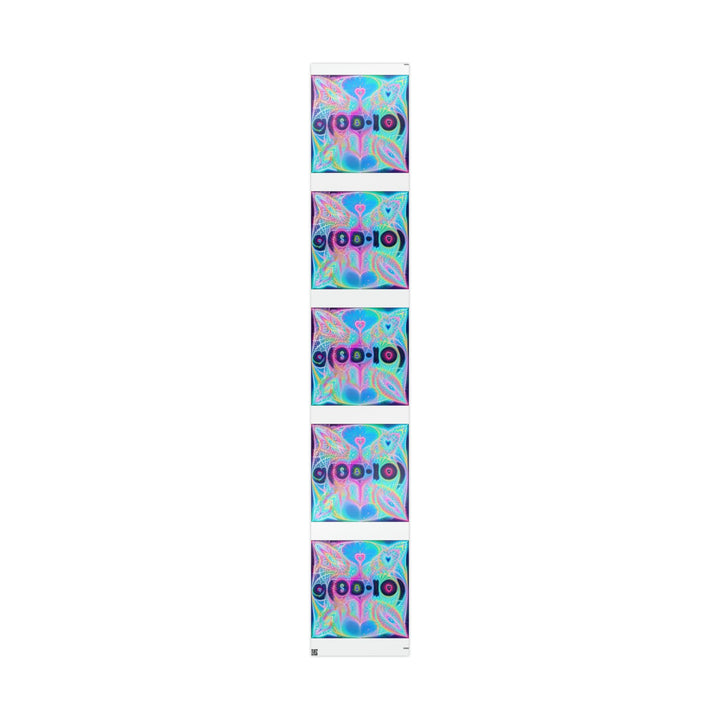 Vibrant Ethereal Hearts - Wrapping Paper - Home Decor - g(0D·IO) - 30" x 180" - Glossy -