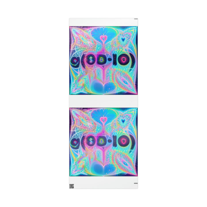 Vibrant Ethereal Hearts - Wrapping Paper - Home Decor - g(0D·IO) - 30'' x 72'' - Glossy -