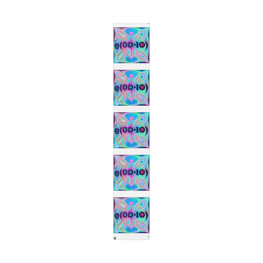 Vibrant Ethereal Hearts - Wrapping Paper - Home Decor - g(0D·IO) - 30" x 180" - Matte -