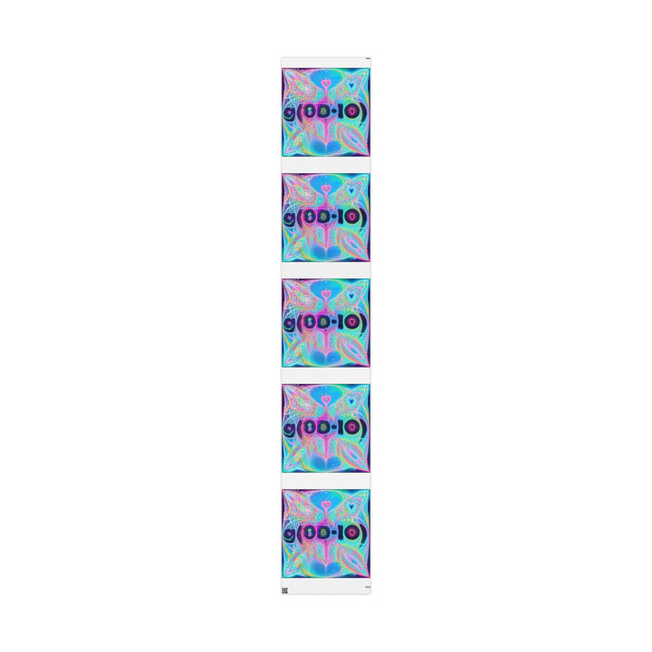 Vibrant Ethereal Hearts - Wrapping Paper - Home Decor - g(0D·IO) - 30" x 180" - Matte -