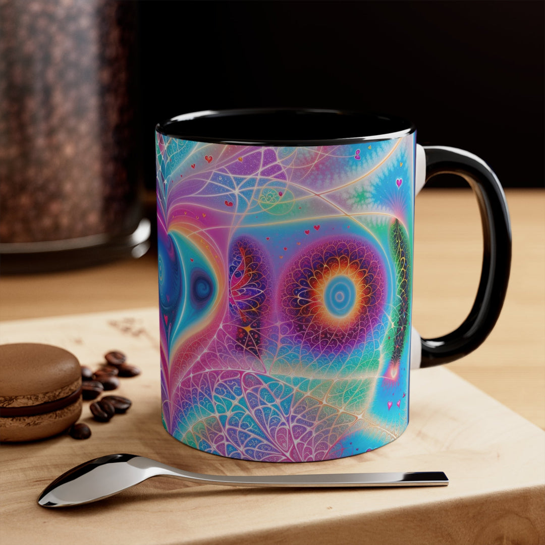 Vibrant Ethereal Love - Accent Coffee Mug - Mug - g(0D·IO) - Pink - 11oz -