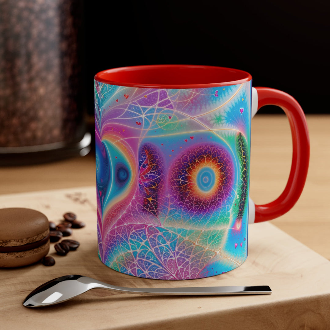 Vibrant Ethereal Love - Accent Coffee Mug - Mug - g(0D·IO) - Pink - 11oz -