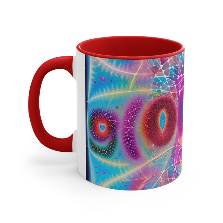 Vibrant Ethereal Love - Accent Coffee Mug - Mug - g(0D·IO) - Pink - 11oz -