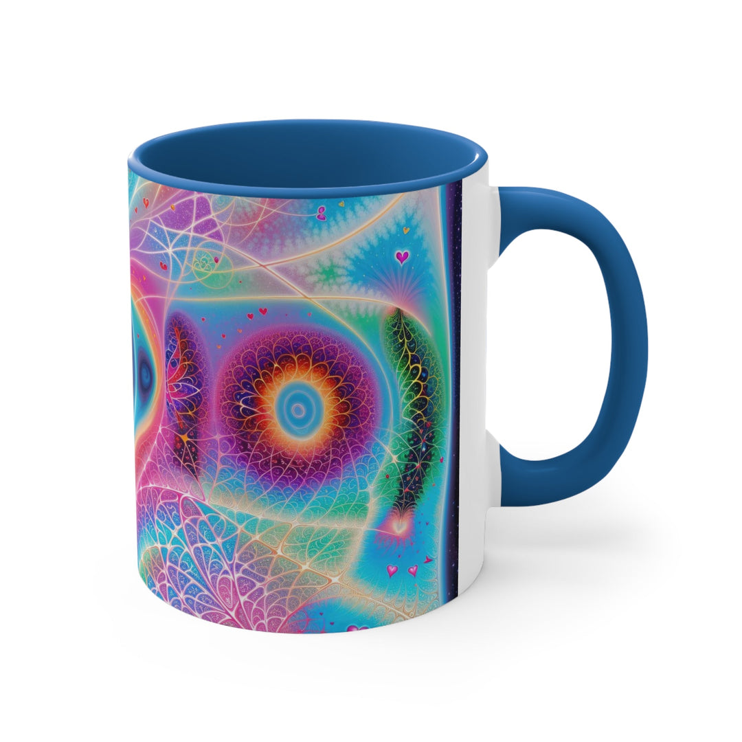 Vibrant Ethereal Love - Accent Coffee Mug - Mug - g(0D·IO) - Pink - 11oz -