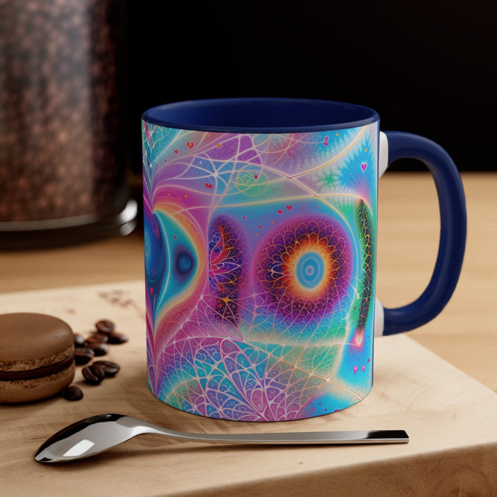 Vibrant Ethereal Love - Accent Coffee Mug - Mug - g(0D·IO) - Pink - 11oz -