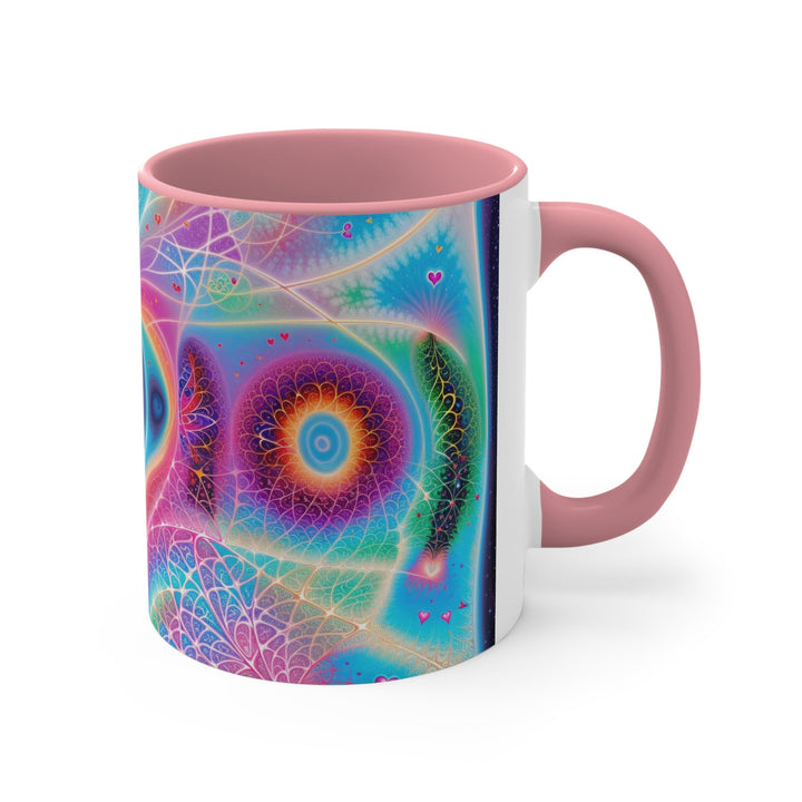 Vibrant Ethereal Love - Accent Coffee Mug - Mug - g(0D·IO) - Pink - 11oz -