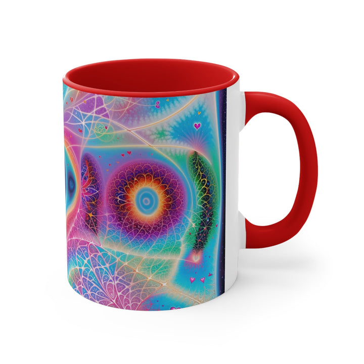 Vibrant Ethereal Love - Accent Coffee Mug - Mug - g(0D·IO) - Pink - 11oz -