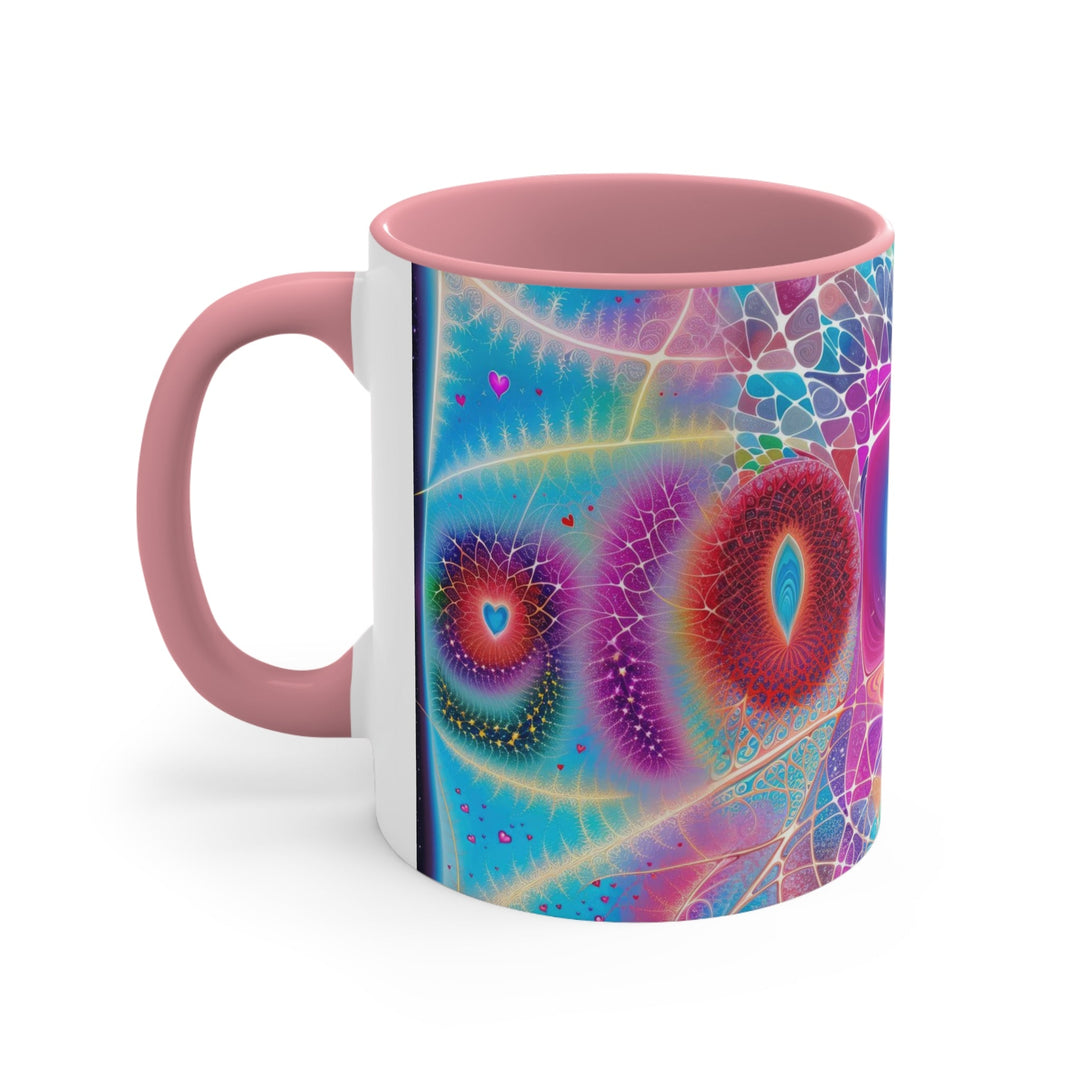 Vibrant Ethereal Love - Accent Coffee Mug - Mug - g(0D·IO) - Pink - 11oz -