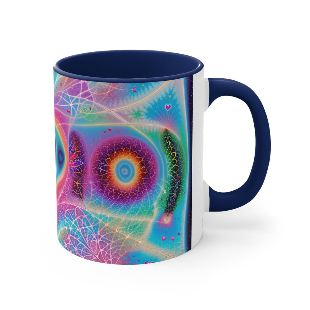 Vibrant Ethereal Love - Accent Coffee Mug - Mug - g(0D·IO) - Pink - 11oz -