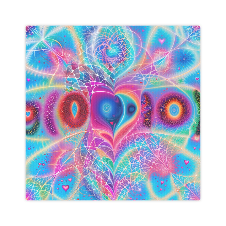 Vibrant Ethereal Love - Canvas Photo Tile - Canvas - g(0D·IO) - 8" x 8" (Square) - 0.5" -