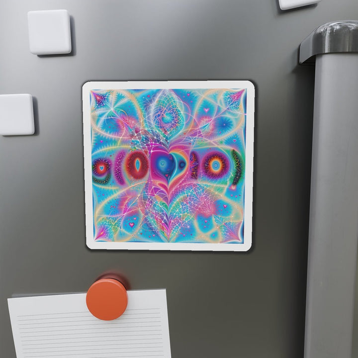 Vibrant Ethereal Love - Die-cut Magnet - Home Decor - g(0D·IO) - 6 × 6" - Die-Cut - 1 pc