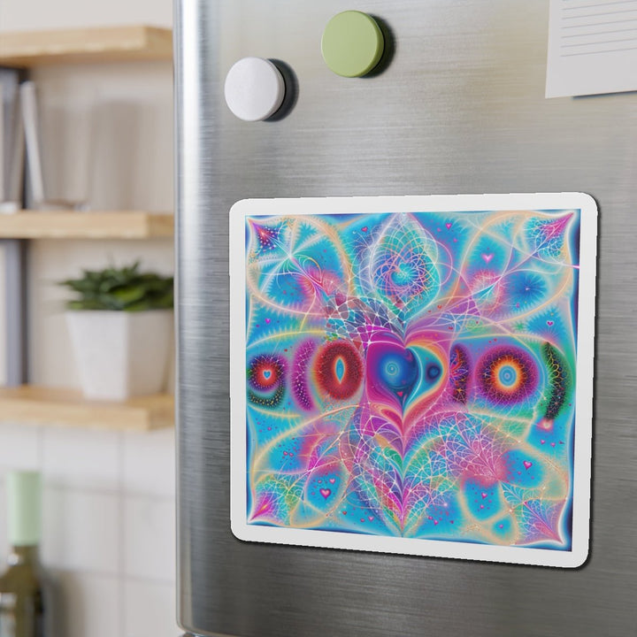 Vibrant Ethereal Love - Die-cut Magnet - Home Decor - g(0D·IO) - 6 × 6" - Die-Cut - 1 pc