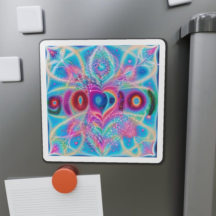 Vibrant Ethereal Love - Die-cut Magnet - Home Decor - g(0D·IO) - 6 × 6" - Die-Cut - 1 pc