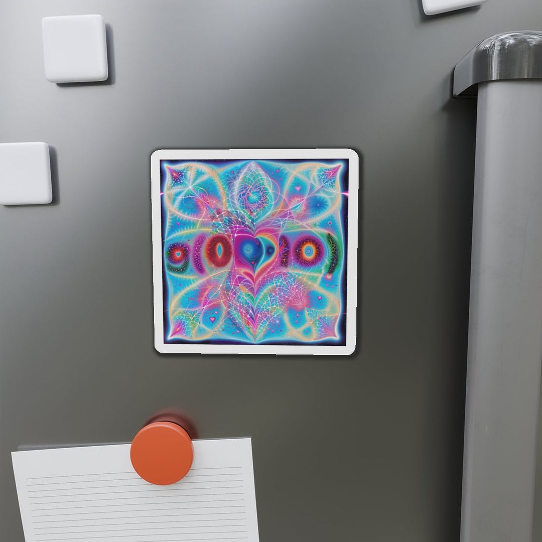 Vibrant Ethereal Love - Die-cut Magnet - Home Decor - g(0D·IO) - 6 × 6" - Die-Cut - 1 pc